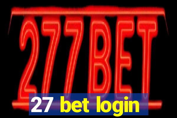 27 bet login